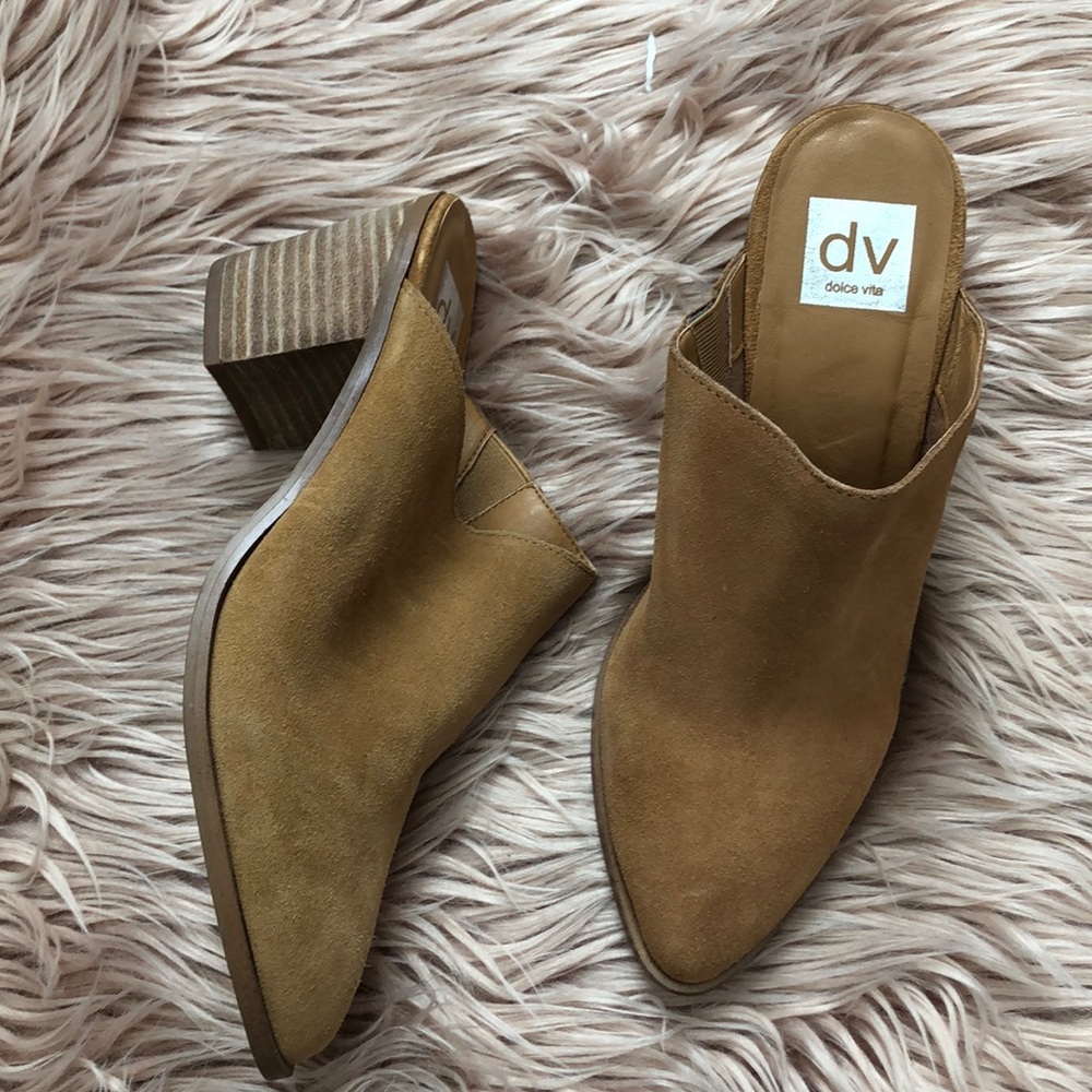DV DOLCE VITA Pointed Toe Block Heel Mule - Picture 3 of 7